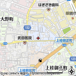 京都府京都市西京区上桂東居町13周辺の地図