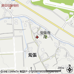 滋賀県栗東市荒張1191周辺の地図