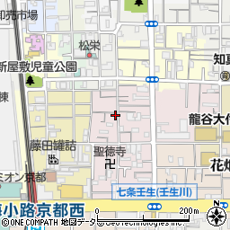 京都府京都市下京区夷馬場町22-1周辺の地図