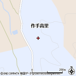 愛知県新城市作手高里南細沢連周辺の地図