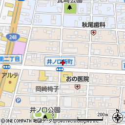 ＢＲＥＡＤ・ＦＡＣＴＯＲＹ　岡崎百々西町店周辺の地図