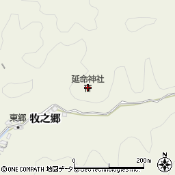延命神社周辺の地図