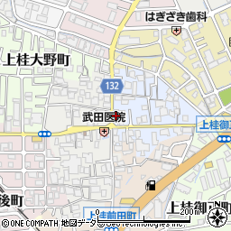 京都府京都市西京区上桂東居町8周辺の地図