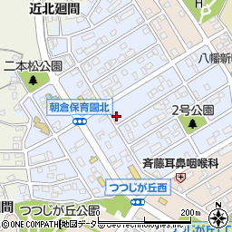 愛知県知多市朝倉町341周辺の地図