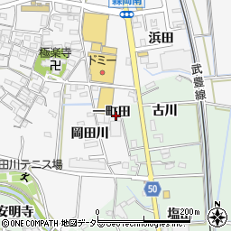 愛知県知多郡東浦町森岡一町田20周辺の地図