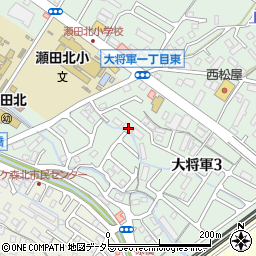 滋賀県大津市大将軍3丁目20-29周辺の地図