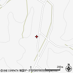 愛知県新城市作手田原竹下周辺の地図