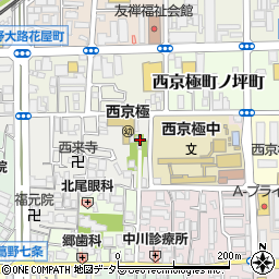 京都府京都市右京区西京極北裏町42周辺の地図