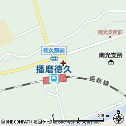 徳久駅周辺の地図