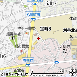 宝町変電所周辺の地図