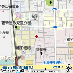 京都府京都市下京区夷馬場町21-6周辺の地図