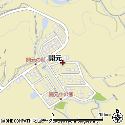 愛知県岡崎市米河内町開元周辺の地図