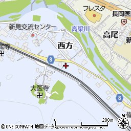 岡山県新見市西方798周辺の地図