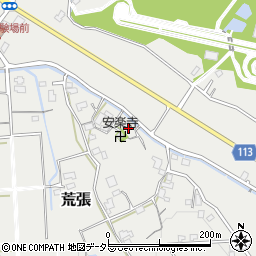 滋賀県栗東市荒張1183周辺の地図
