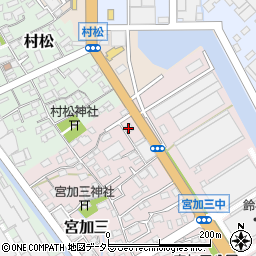静岡塩業株式会社清水営業所周辺の地図