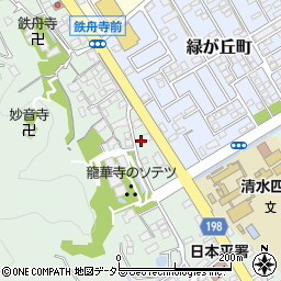 静岡県静岡市清水区村松706-5周辺の地図