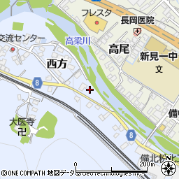岡山県新見市西方755周辺の地図