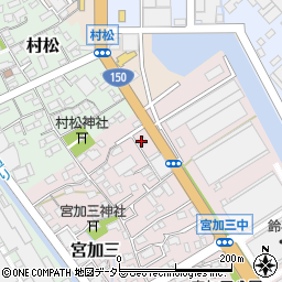 静岡塩業清水営業所倉庫周辺の地図