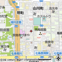 京都府京都市下京区紅葉町周辺の地図
