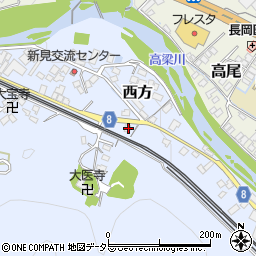 岡山県新見市西方801周辺の地図