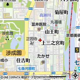 〒600-8139 京都府京都市下京区八王子町の地図
