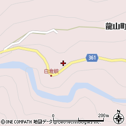 静岡県浜松市天竜区龍山町大嶺1284周辺の地図