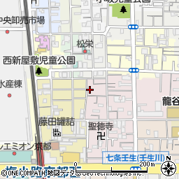 京都府京都市下京区夷馬場町21周辺の地図