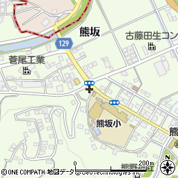 静岡県伊豆市熊坂629-1周辺の地図