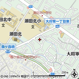 滋賀県大津市大将軍3丁目22周辺の地図