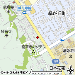明光義塾清水村松教室周辺の地図