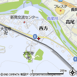 岡山県新見市西方816周辺の地図