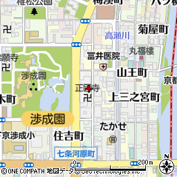 京都府京都市下京区紺屋町周辺の地図