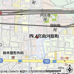 京都府京都市山科区四ノ宮南河原町10周辺の地図