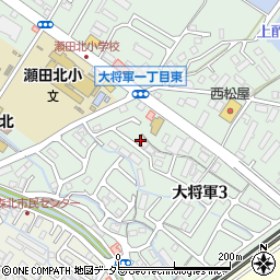 滋賀県大津市大将軍3丁目20-25周辺の地図