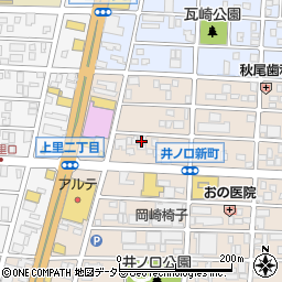 ドコモショップ岡崎北店周辺の地図