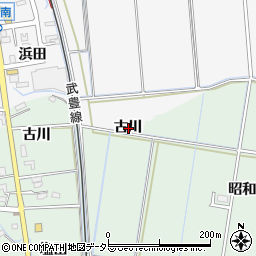 愛知県知多郡東浦町森岡古川周辺の地図