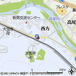 岡山県新見市西方817周辺の地図