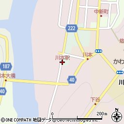 石見川本駅周辺の地図