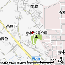 愛知県知多市八幡東前田周辺の地図