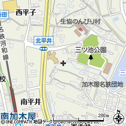 愛知県東海市加木屋町北平井46-8周辺の地図