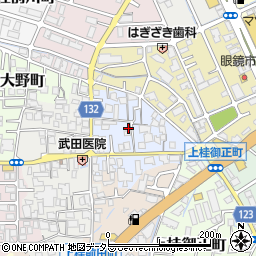 京都府京都市西京区上桂東居町15周辺の地図