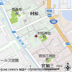静岡県静岡市清水区村松19-2周辺の地図