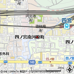 京都府京都市山科区四ノ宮南河原町2-1周辺の地図