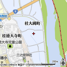 京都府京都市西京区桂大縄町周辺の地図