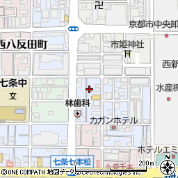 中西青果株式会社周辺の地図
