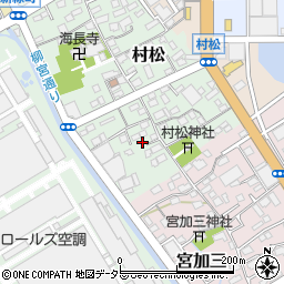 静岡県静岡市清水区村松19周辺の地図