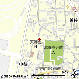 愛知県岡崎市北野町郷裏64-11周辺の地図