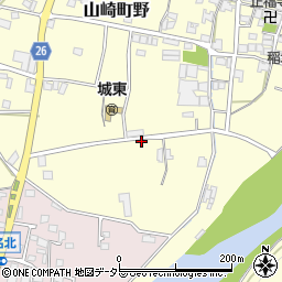 兵庫県宍粟市山崎町野339-1周辺の地図