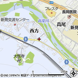 岡山県新見市西方756周辺の地図