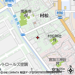 静岡県静岡市清水区村松26周辺の地図